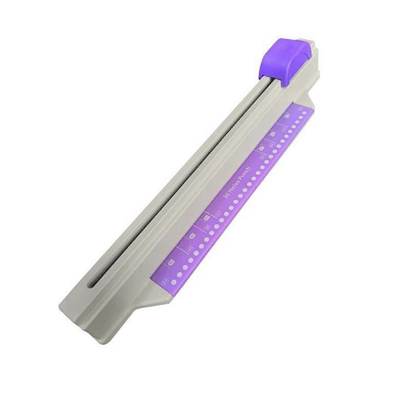 30 Holes Puncher Sliding Light Duty Paper Punch A4 B5 A5 A7 B7 A6 B6 Capacity 5 Sheets Hole