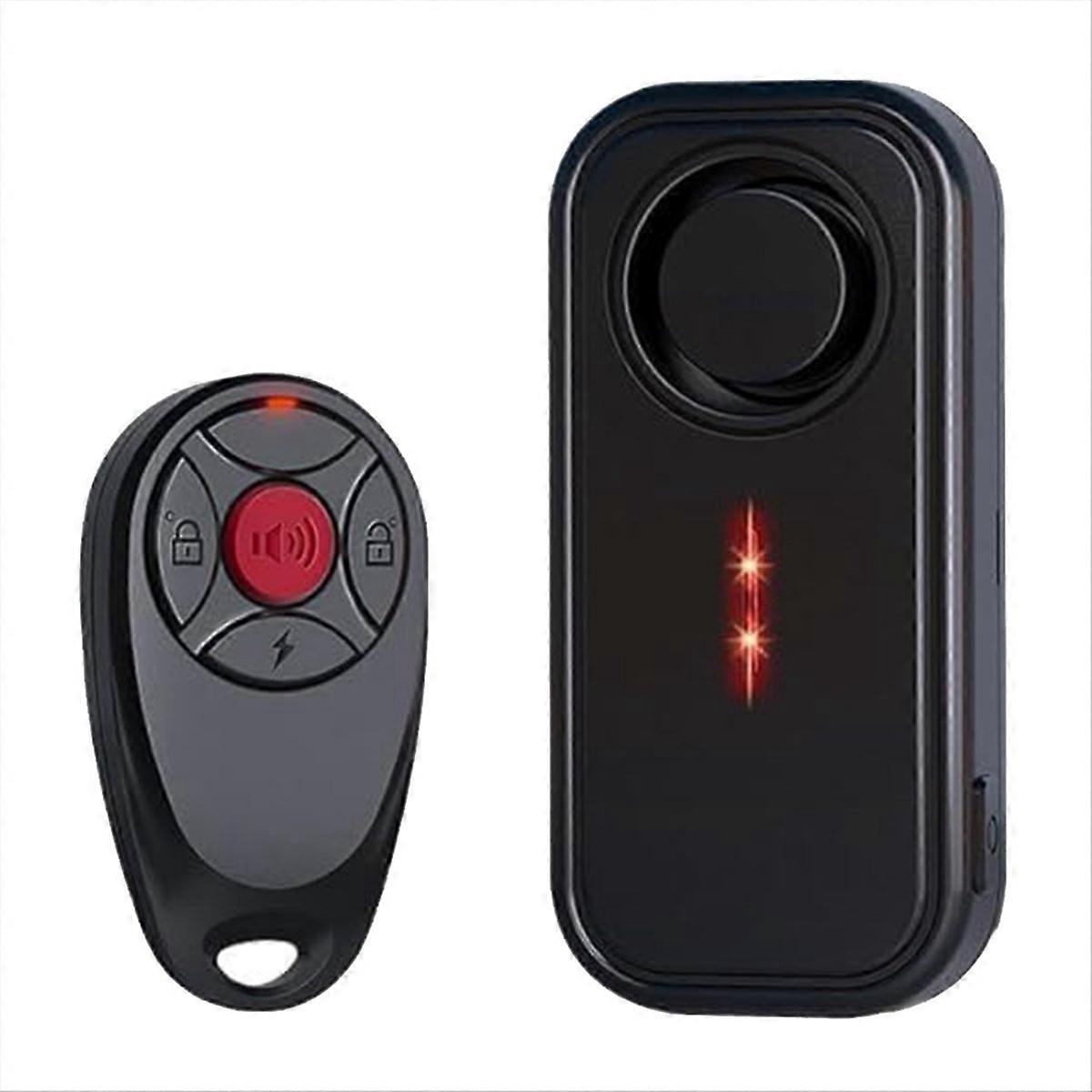 Vibration Bike Alarm with Remote Control Motorcycle Bicycle Alarm 113dB Intrusion Detector Vehicle S