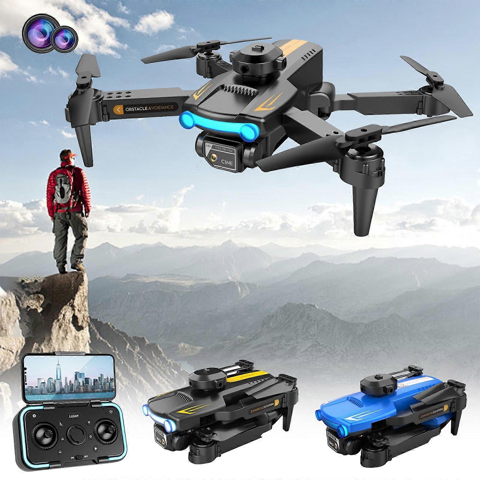 Cyber Monday Deals 2024: Viflosae XT2 Drone with 4-Sided Obstacle Avoidance, HD Dual Camera, GPS Positioning, Remote Control Aircraft Compatible with