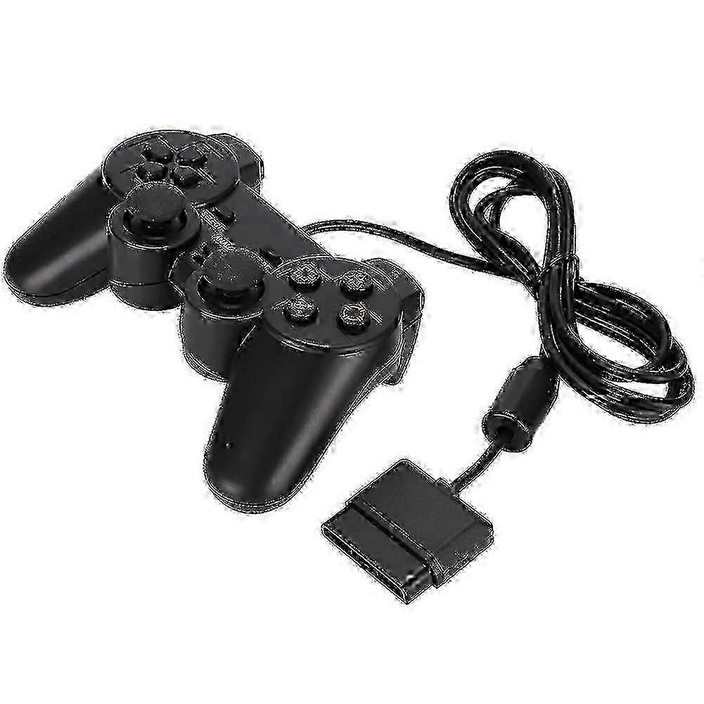 PS2 Game Console Controller Dual Motor Wired Gamepad with Highly Sensitive Game Handle