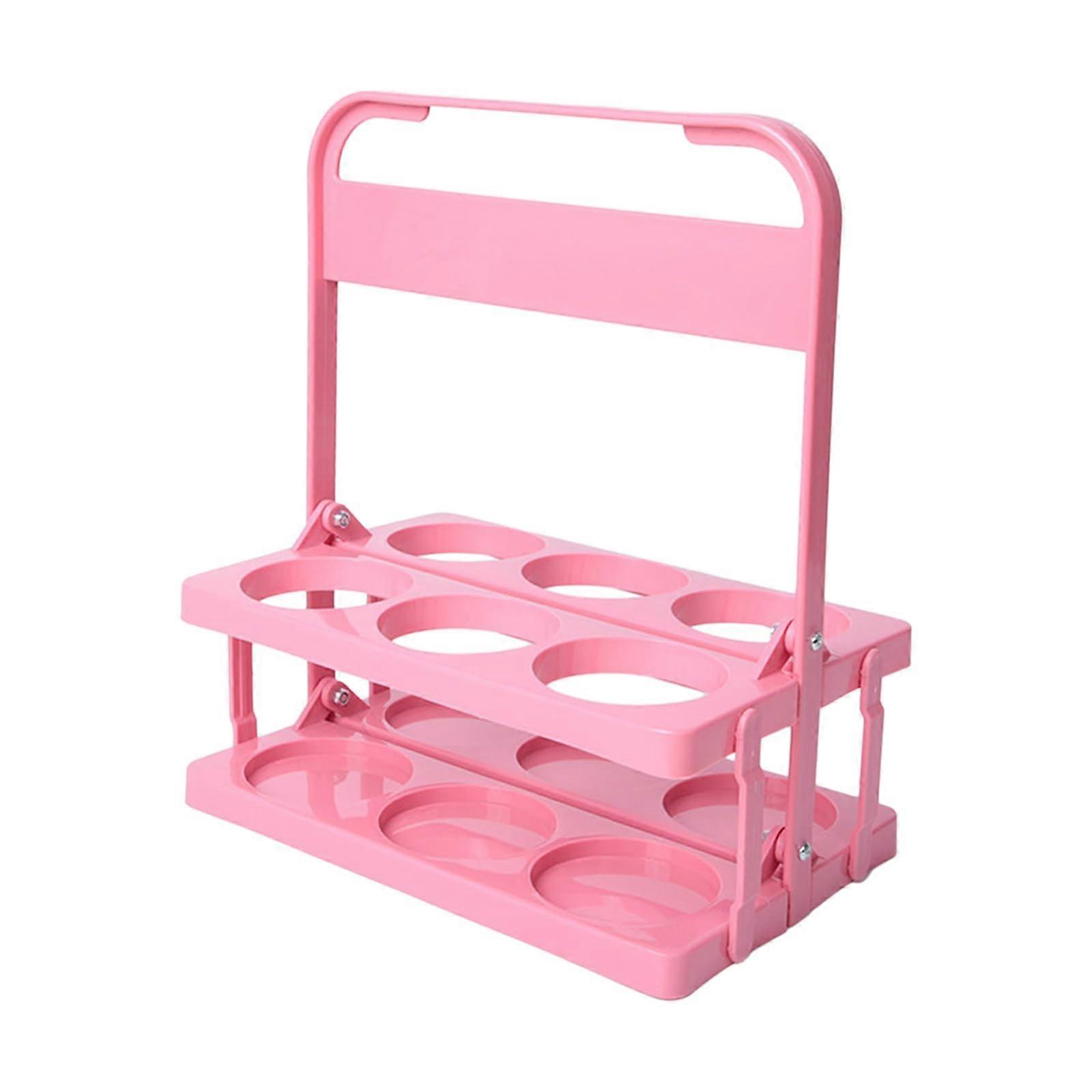 Wine and Beer Bottle Rack Carrier with Handle for Parties, BBQs and Outdoor Gatherings