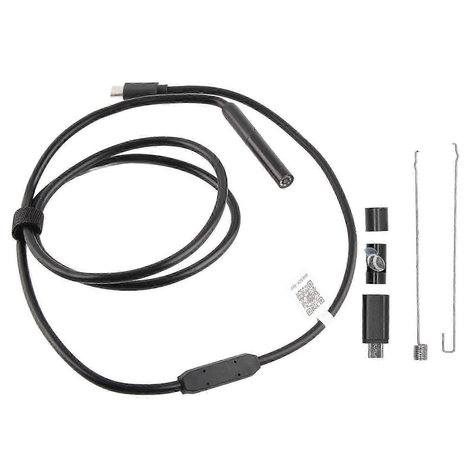 2MP Phone Endoscope Camera Type C Single Lens HD Industrial Pipeline Mobile Phone BorescopeHwy