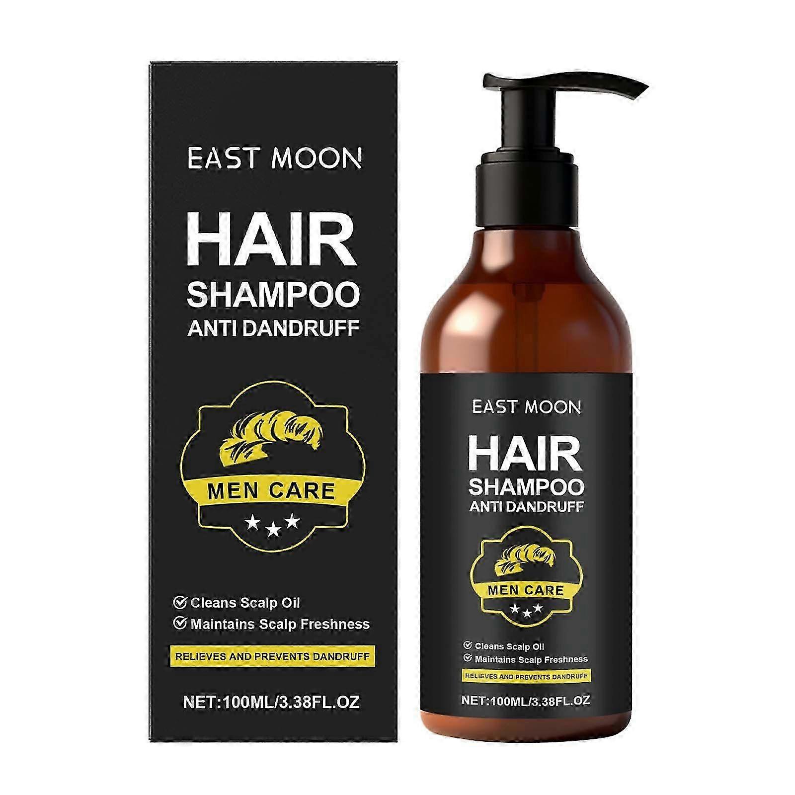 Anti-dandruff Shampoo for Men, Men's Hair Shampoo for Oily Scalp & Dandruff, Cleanses and Refreshes Scalp, Nourishing and Moisturizing Shampoo