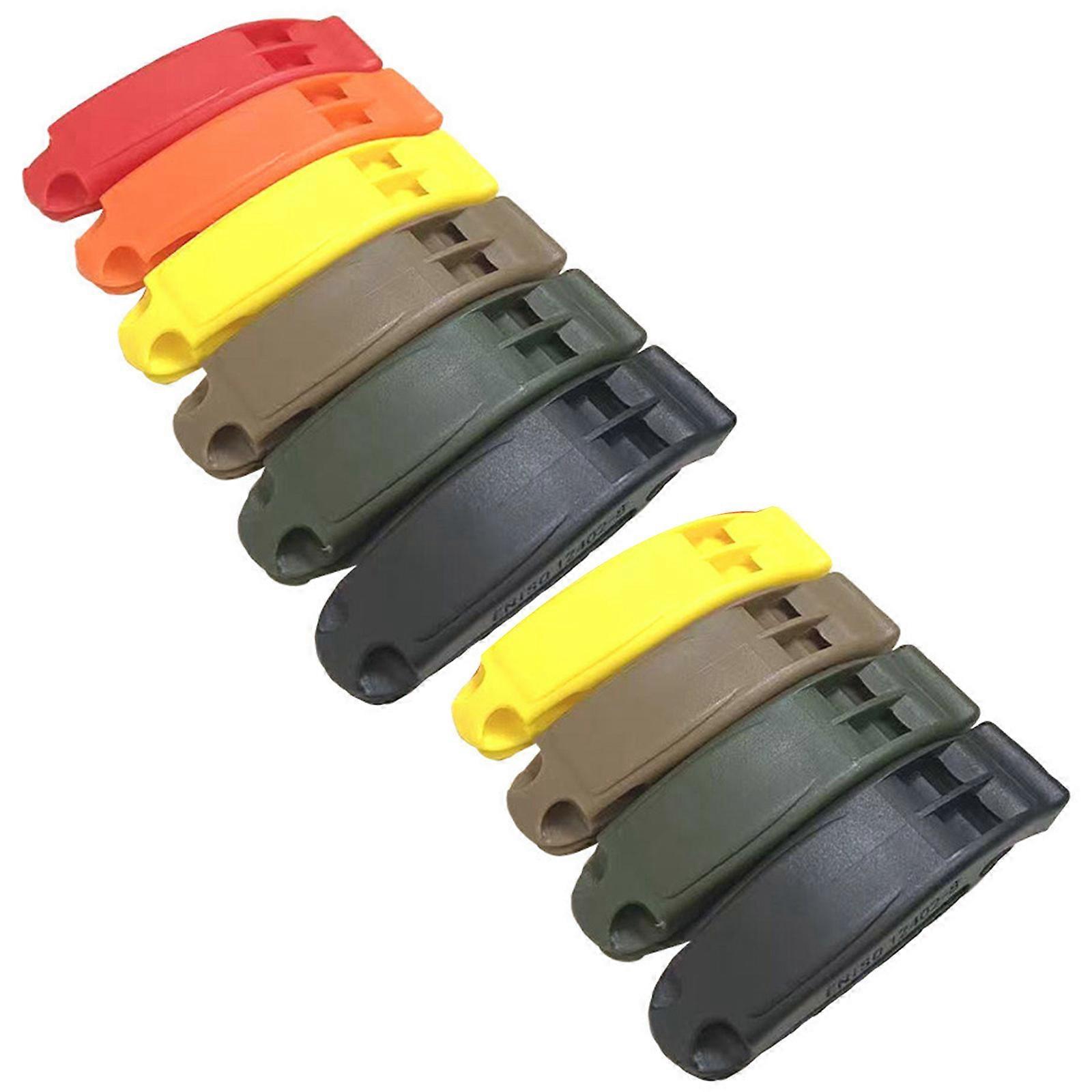 Compacts Portables Survival Whistled With Loud Signal Weatherproofed Signaling Whistled For Emergencies Multicolor