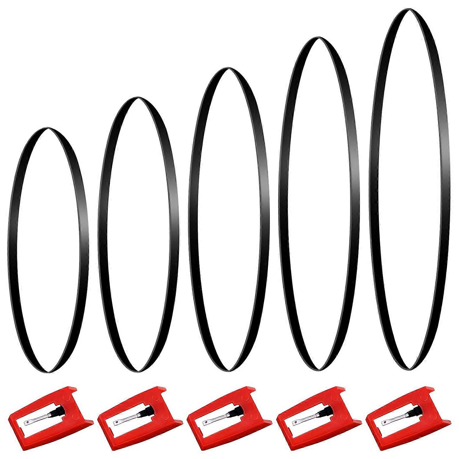 Diamond Tip Record Player Needle Turntable Belts Phonograph Part Needle Replacement Record Player Belts for Phonograph Multicolor