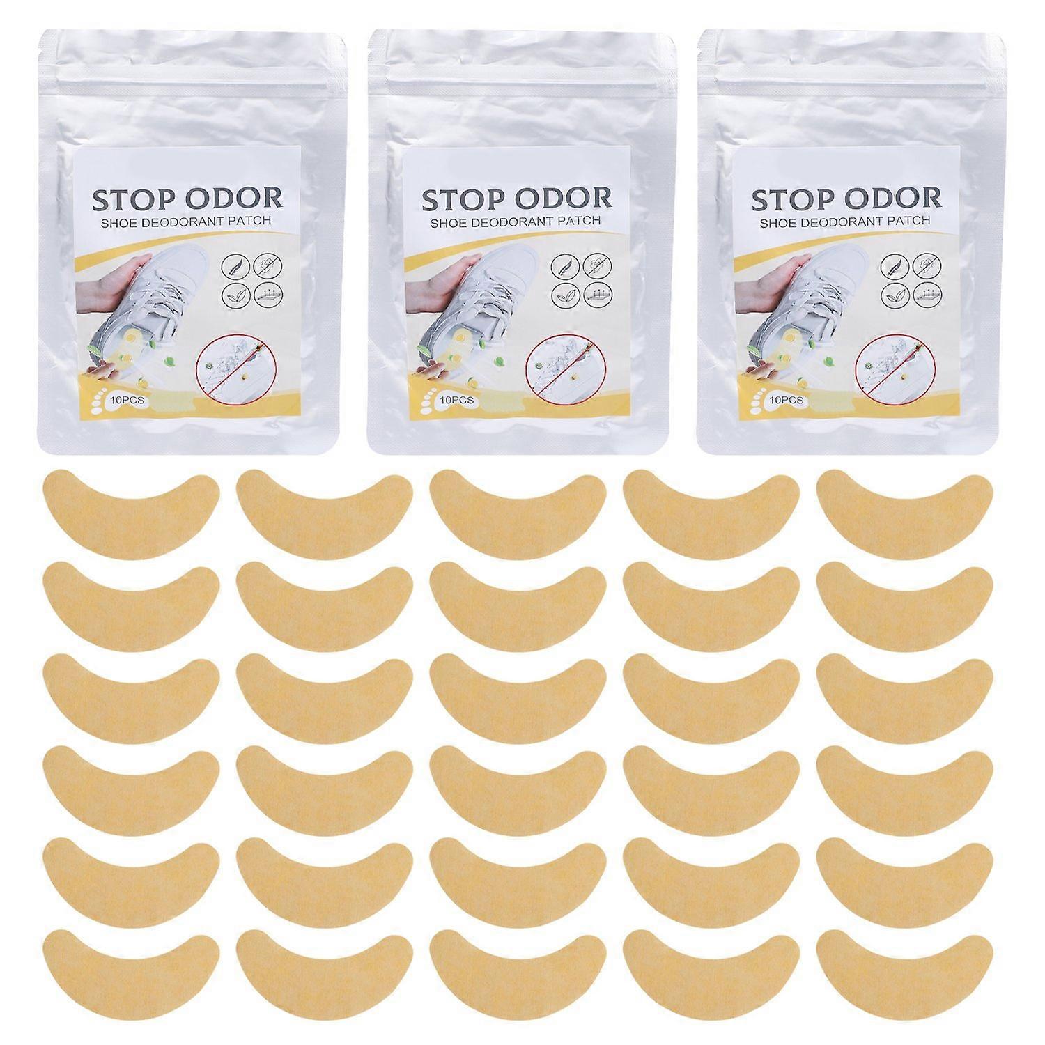 10PCSx3 Shoe Odor Eliminator Lightweight Multifunctional Shoe Deodorizing Sticker