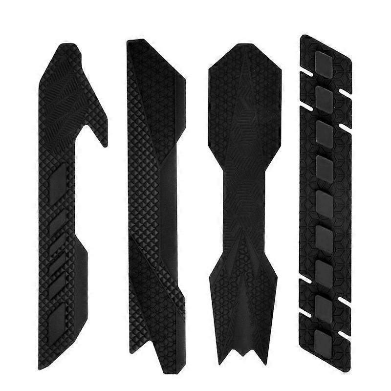 Silicone Chain Sleeve For Bicycles Complete Dirt Prevention Quick Installation With Bikes Multicolor