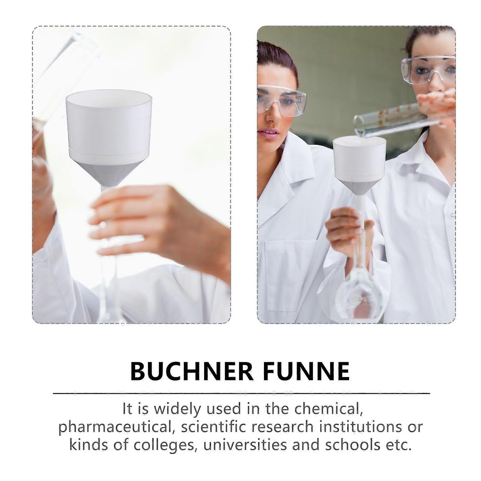 Buchner Funnel Plastic Labs Funnel for Laboratory Filtration 2Pcs Set