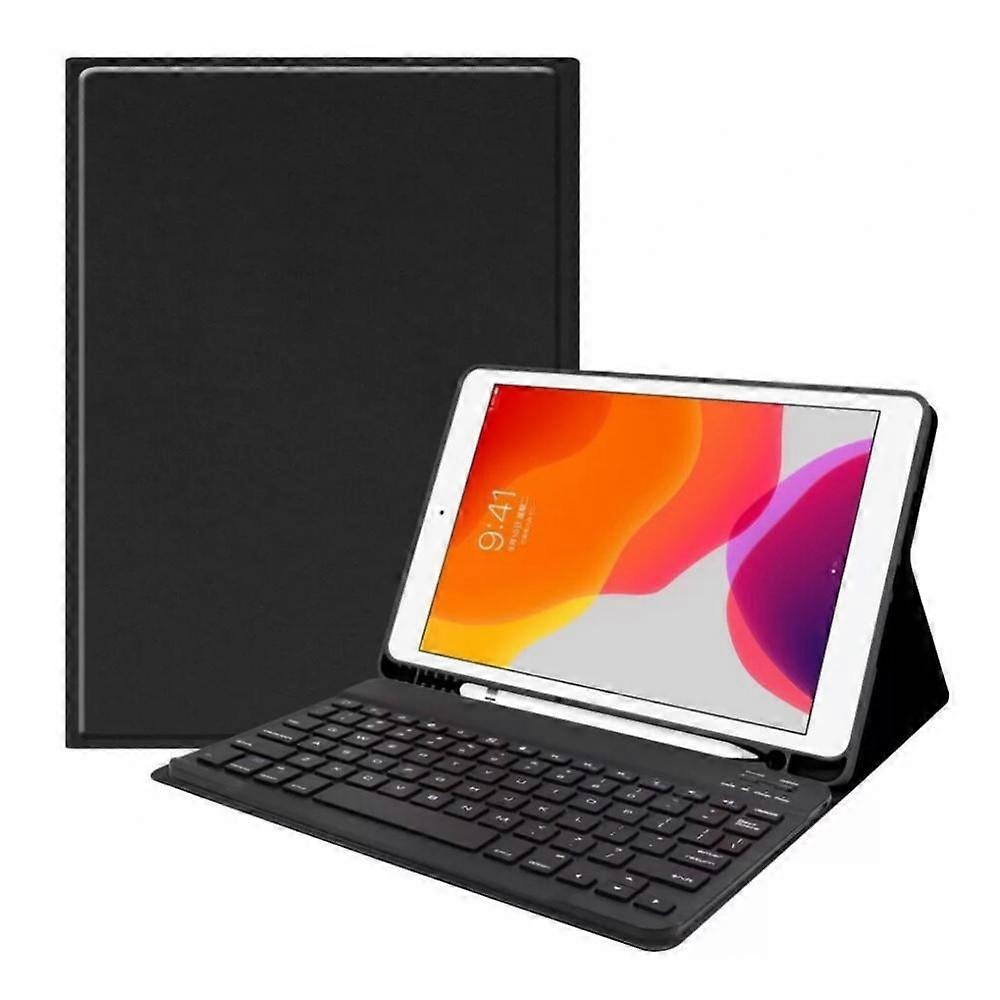 Compatible with iPad Mini keyboard case for compatible with iPad Mini 5/4/3/2 & 1, wireless Bluetooth keyboard with folio smart leather cover, thin &