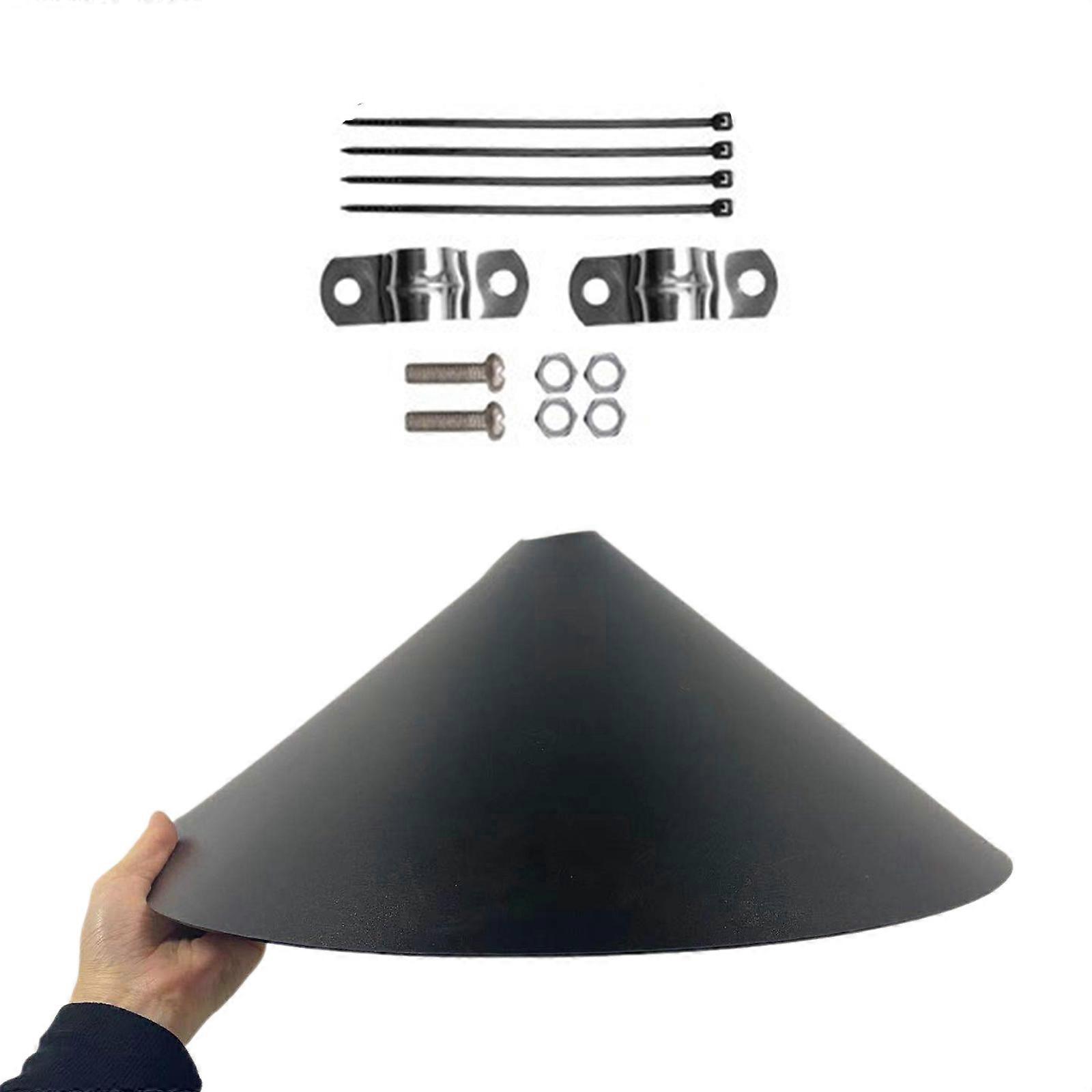 Squirrel Baffles for Bird Feeders 12/14/16/18in Squirrel Guard Poles Mount Guard Baffle Wrap Around Squirrel Baffle Bird Multicolor