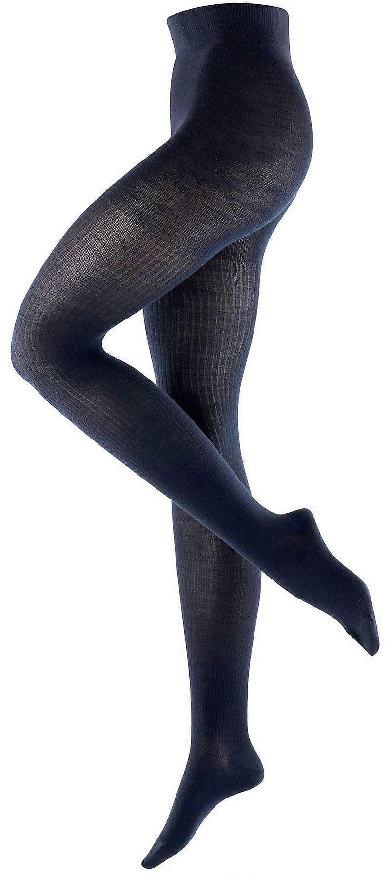 Burlington Rib Couture Tights - Marine Blue