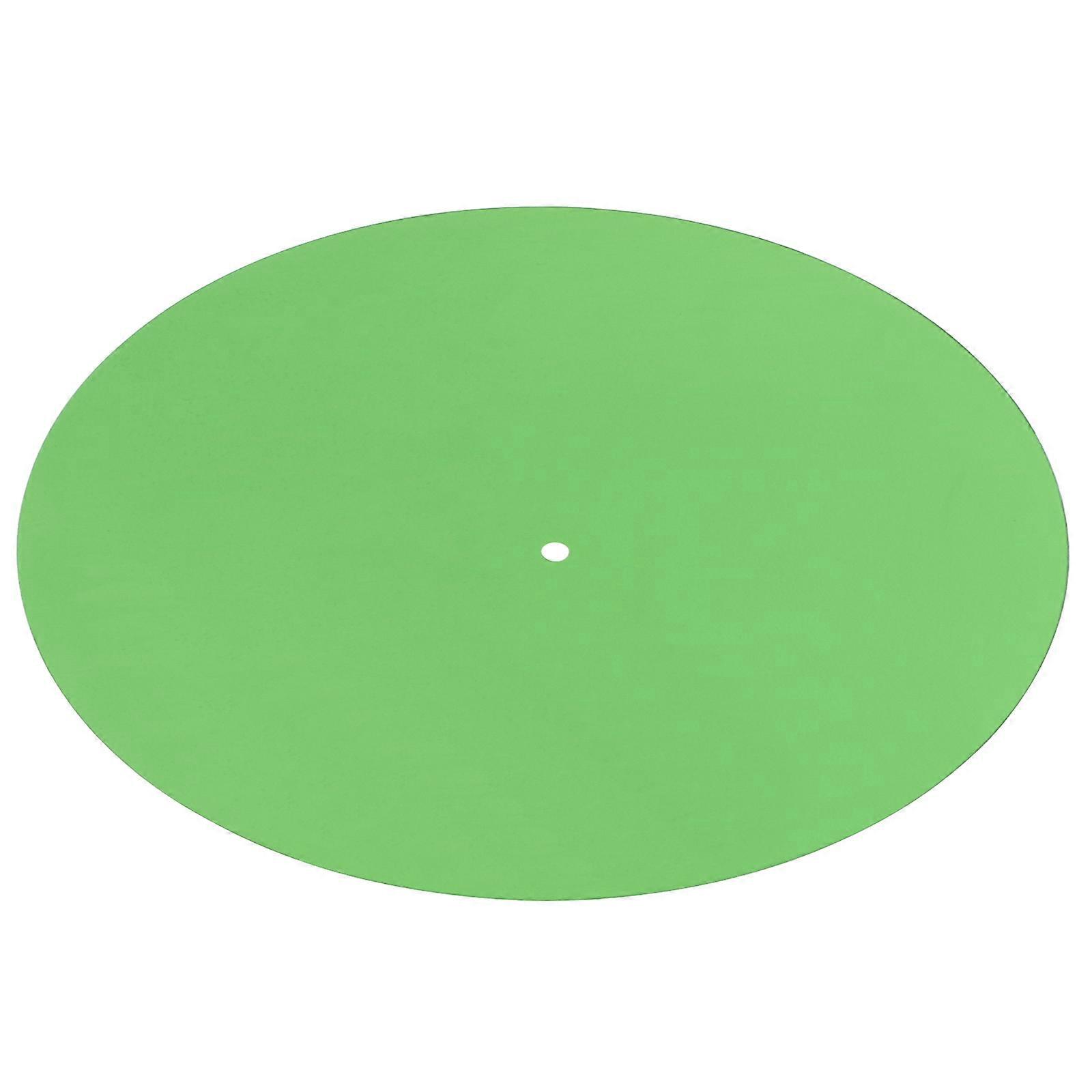 الاكريليك القرص الدوار حصيرة الفينيل سجل الاكريليك حصيرة تسجيل طبق زلق لاعب تسجيل الاكريليك تسجيل حصيرة سهلة الاستخدام شفافة خضراء