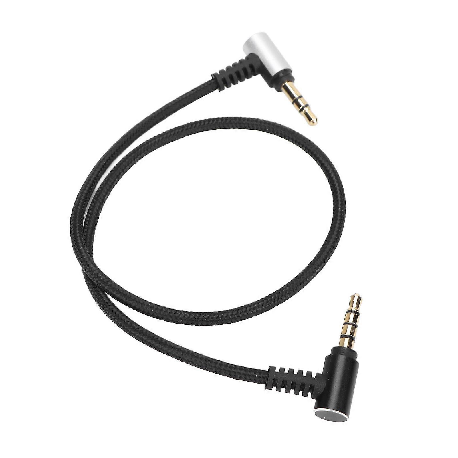 TRS to TRRS Adapter Multifunctional 3.5mm Microphone Cable Compatible for RODE SC7 35cm/13.8in