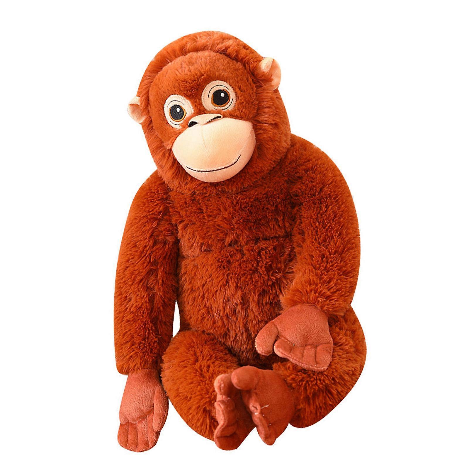 Plush Gorillas Dolls with Long Arm 66cm Soft Stuffed Monkey Animal Huggable Plush Toy for Gifting and Interior Designs Multicolor