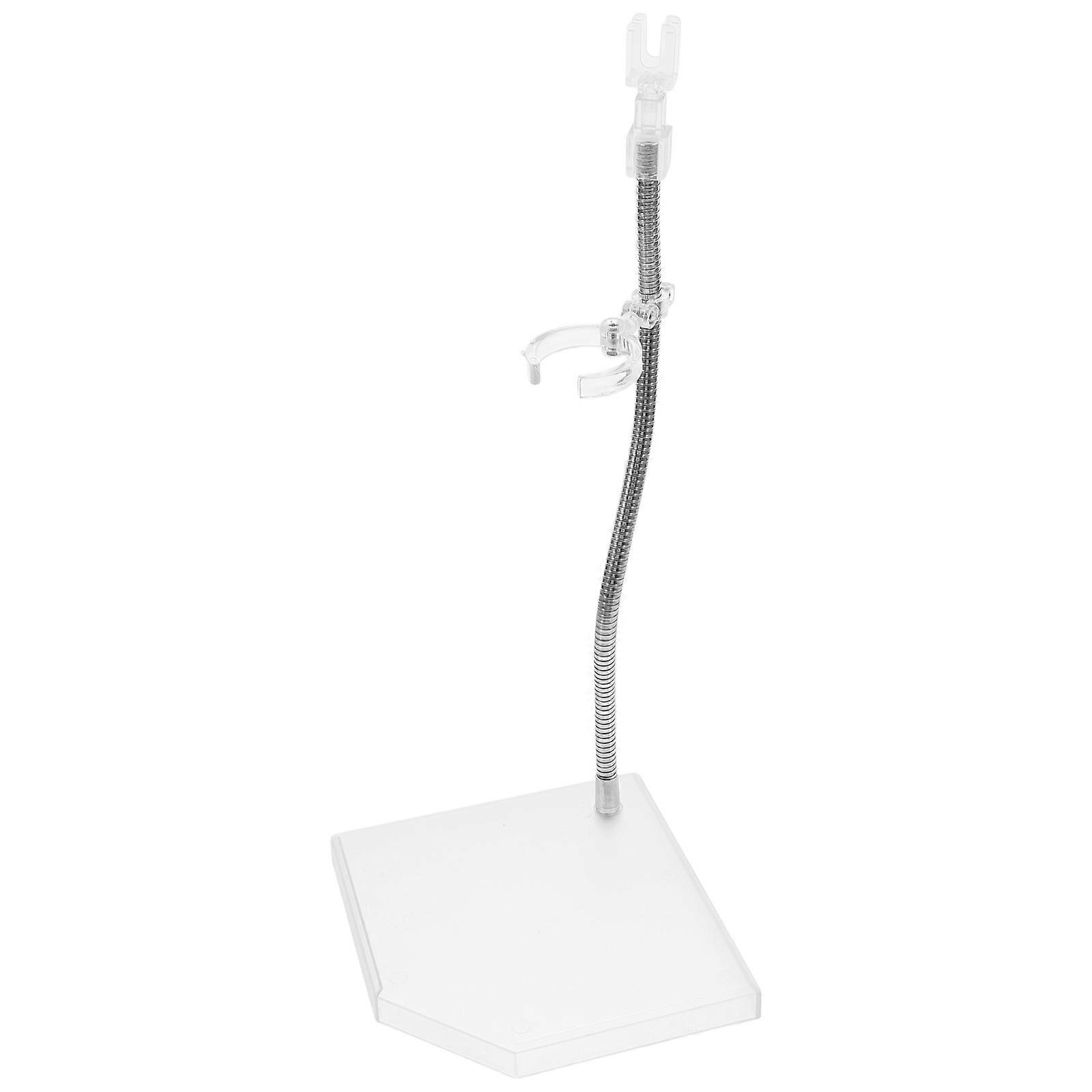 Doll Display Stand Support Holder For Model Figures Collectors Display Setup White Plastic 1Set
