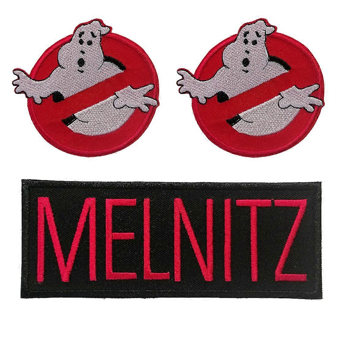 Patch / Iron-on Transfer - Ghostbusters Set of 3 Melnitz Logo Movie Kids Patch