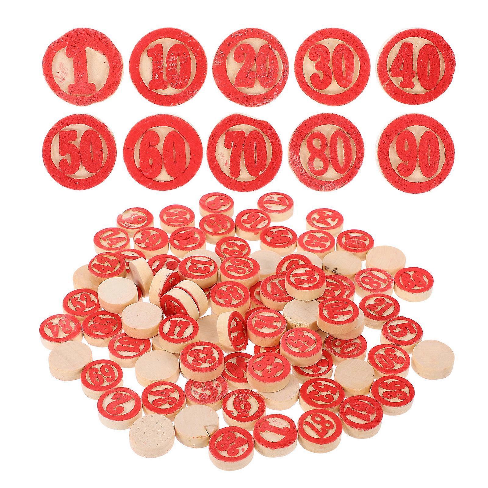 Digital Chess Pieces Wooden Replacement for 2Sets Game Accessories