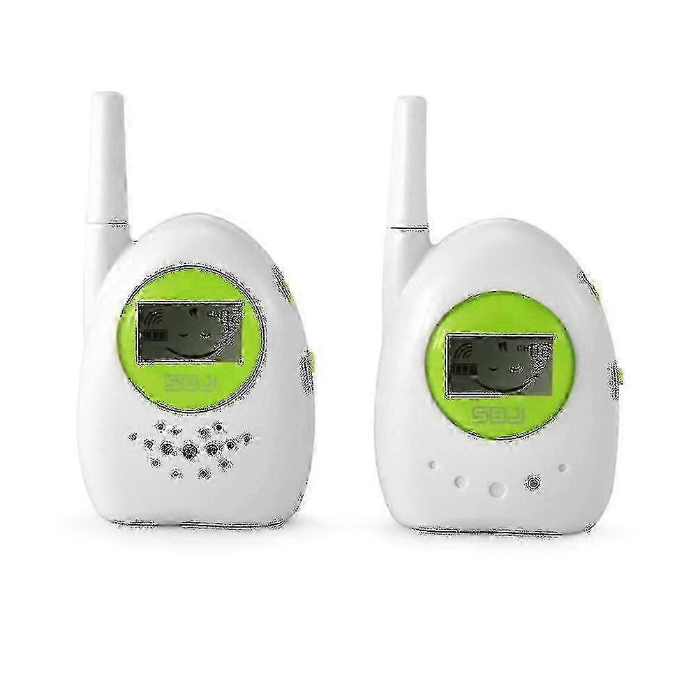 Wireless Audio Baby Monitor One-way Communication Max. 100m Transmission Range Crying Activated With Indicator Lights Battery Powered 25-26