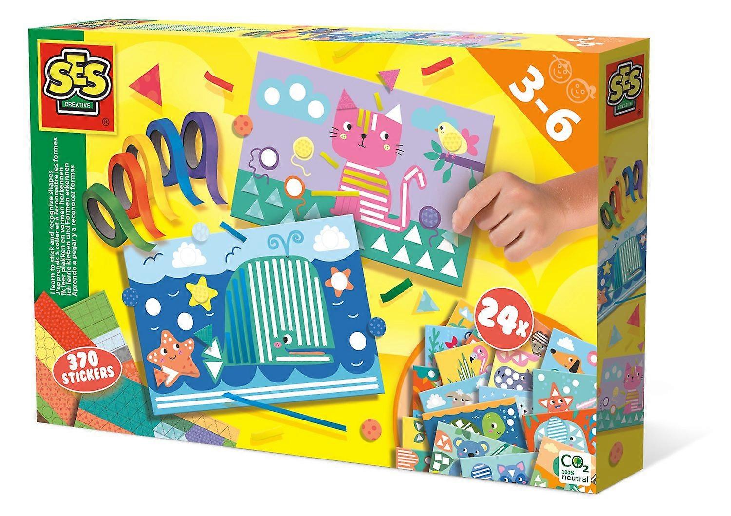 Learn to attach and recognize shapes - Creative Play Set