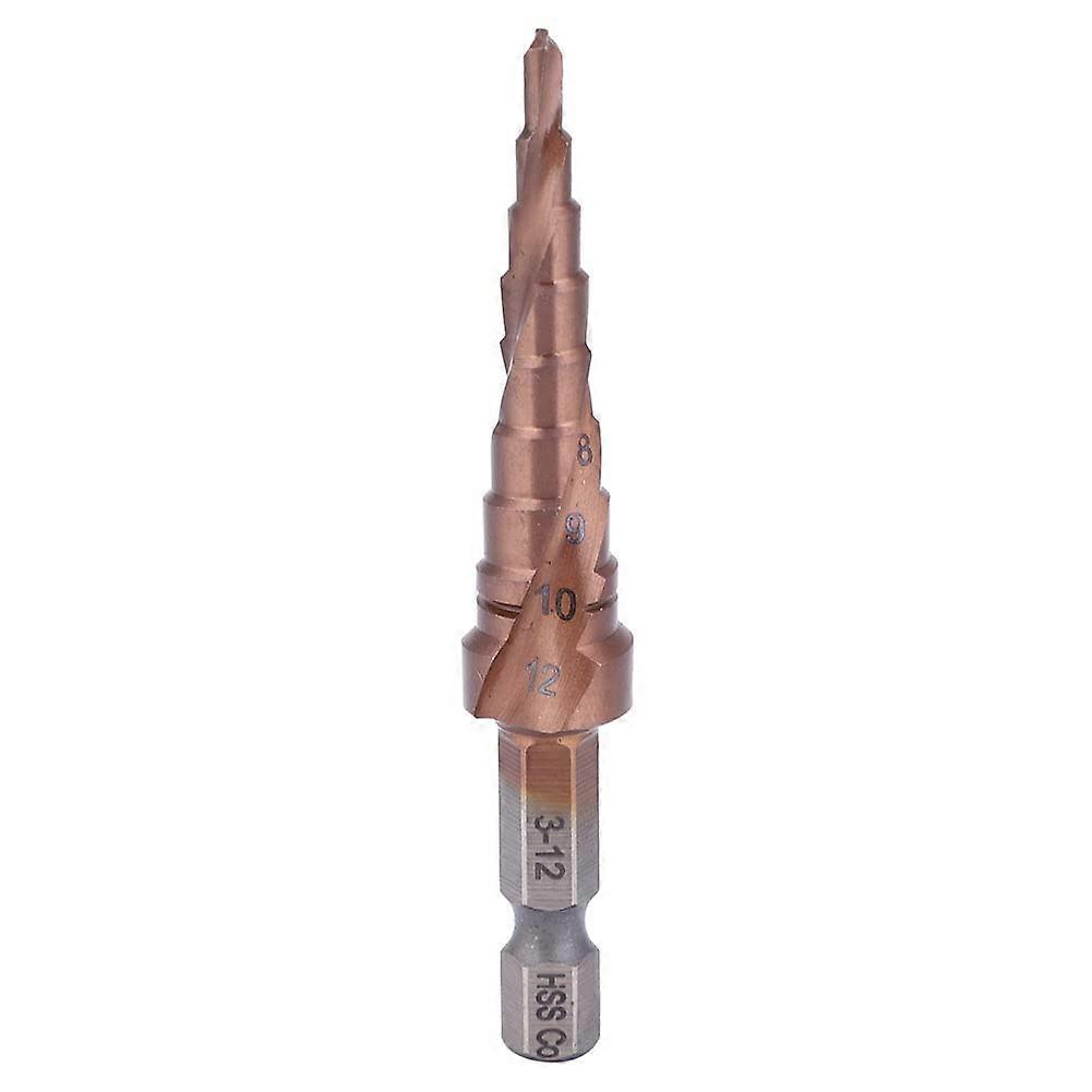 Step Drill Bit Set 7 Sizes HSS Hex Shank for Stainless Steel PVC Hole Drilling Tool