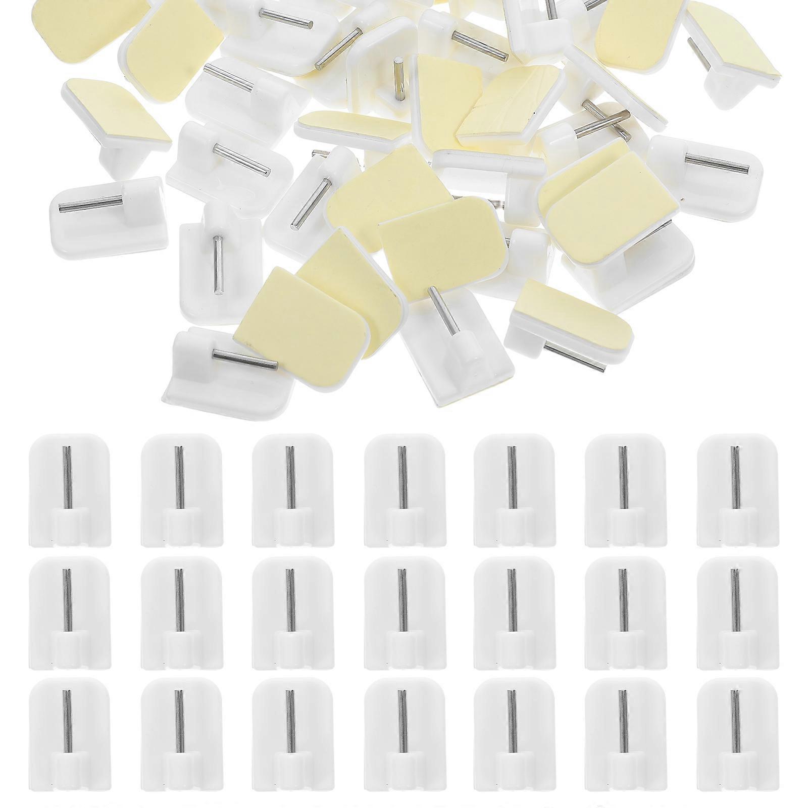 Window Blind Curtain Hangers for Secure Positioning 50Pcs Plastic Hooks