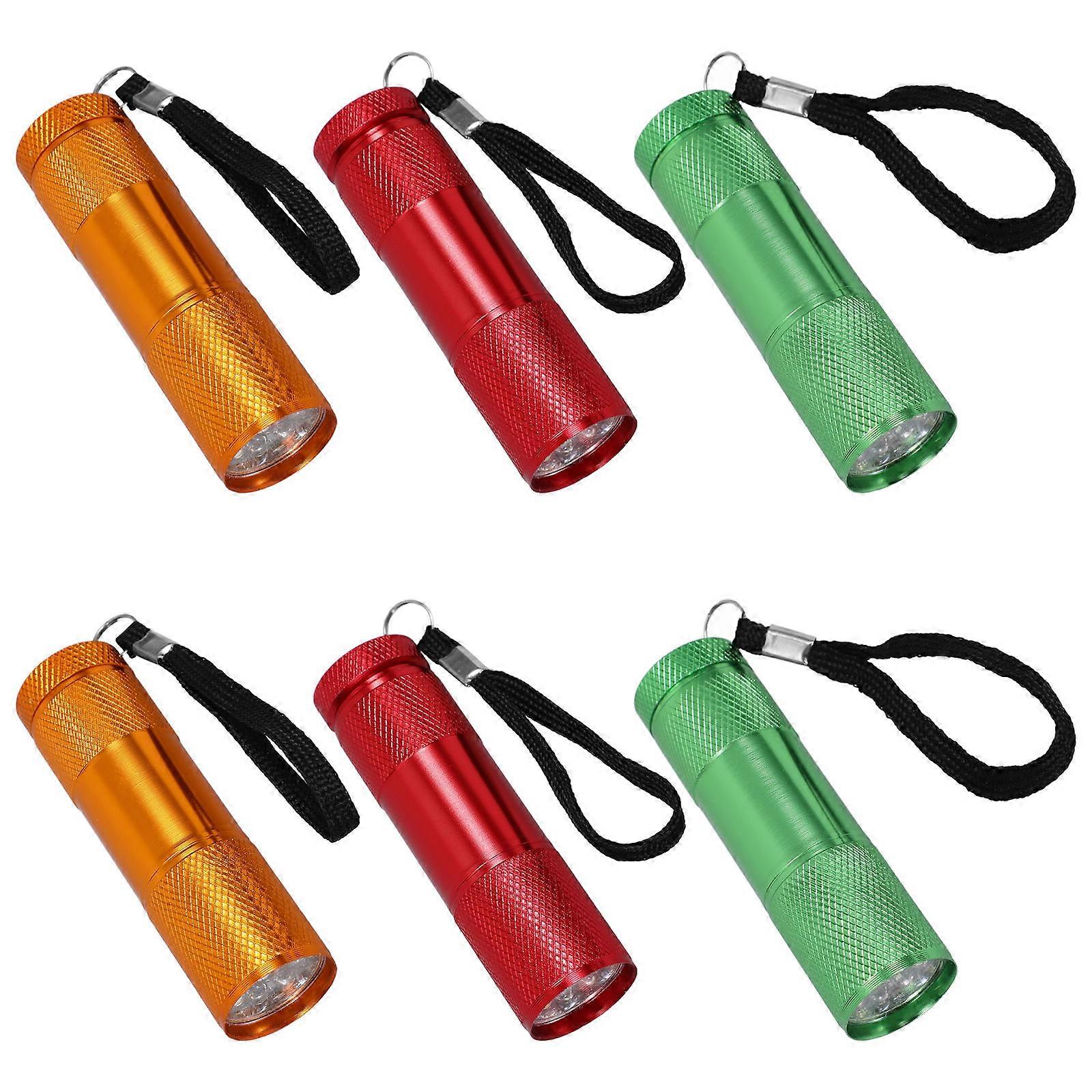 Thumb Flashlight 6Pcs Mini Outdoor Flashlight for Lighting Use