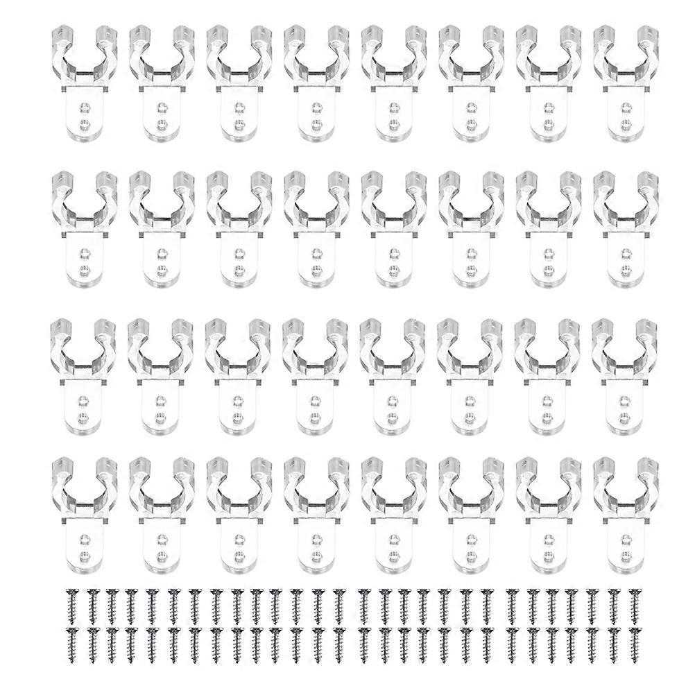 Rope Light Clips Plastic Mounts for Easy Installation 50Pcs Clear Clips