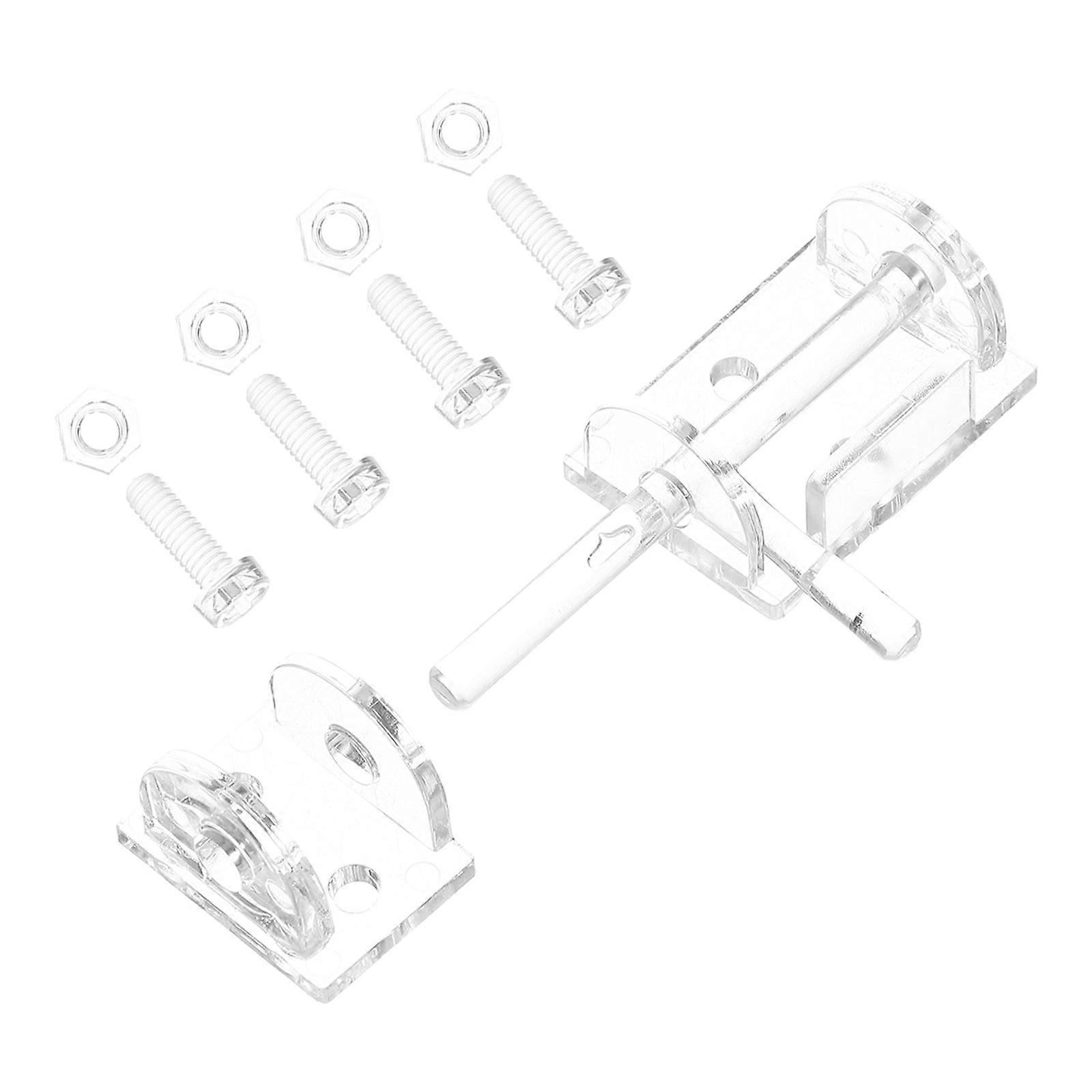 Clear Acrylic Door Bolt Latch for Secure Door Locking