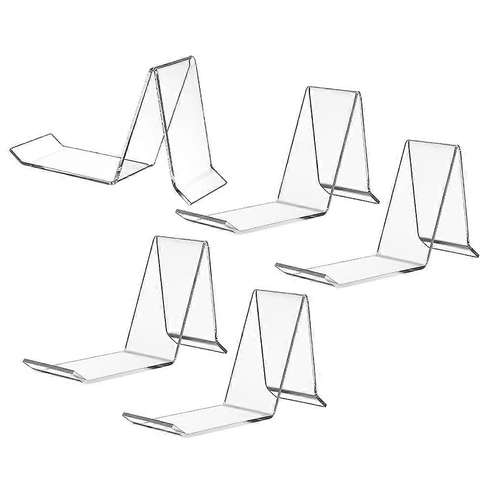 5Pcs Transparent Shoe Rack for Single Shoes Acrylic Display Stand