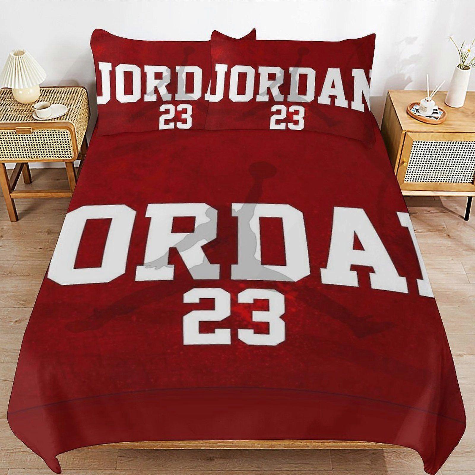 1663BF Michael Jordan Everyday Sleep Fit Quality Closure Smooth Surface Texture Duvet Cover Sets Family Use CF1663