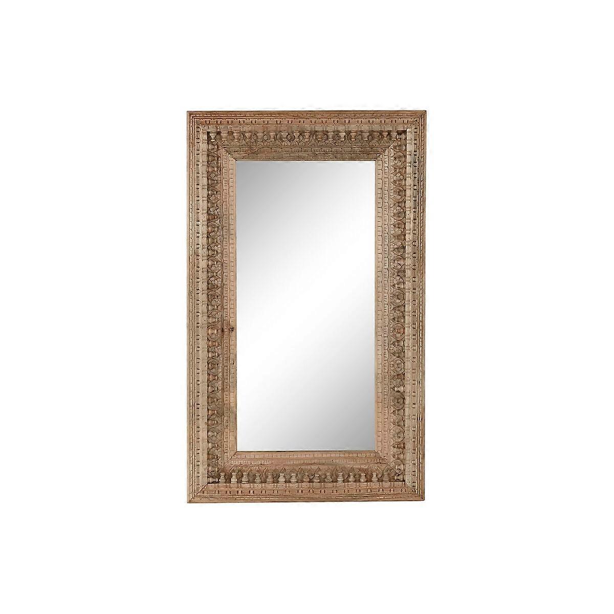 Wall mirror Home ESPRIT Natural 90 X 4 X 150 cm