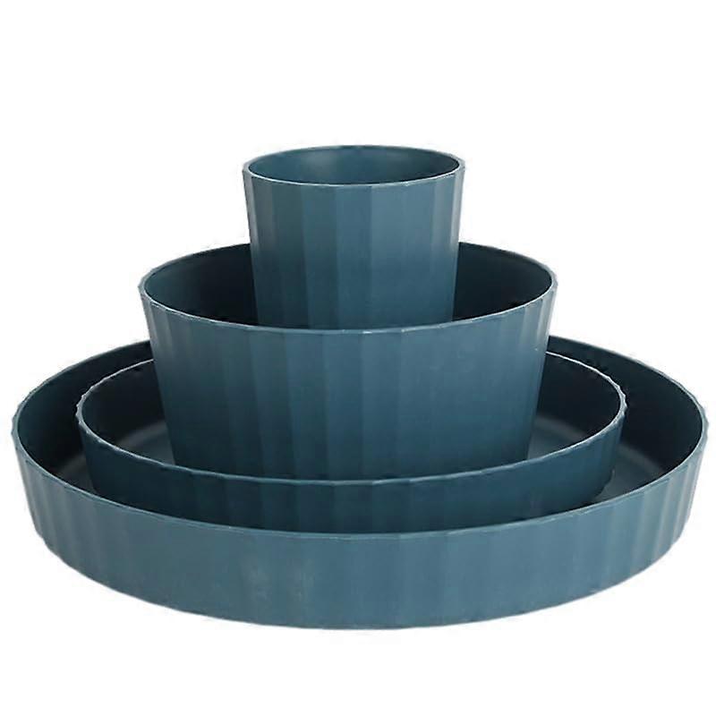 Wheat Straw Dinnerware Set 8Piece Eco Friendly Tableware for Home and Outdoor Picnic Use