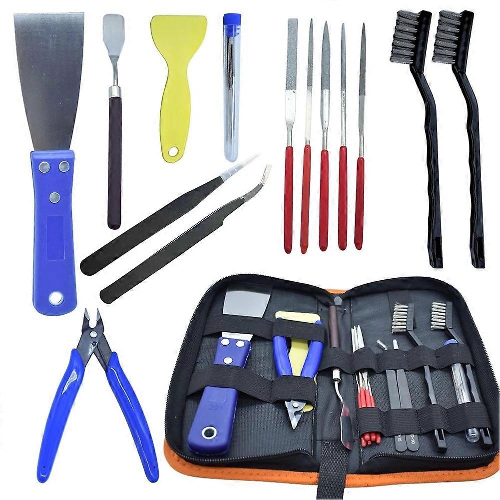 3D Printer Tool Kit,24pcs 3D Printer Nozzle Cleaning Tool Removal Tool Kit, Wire Brush, Wire Flush