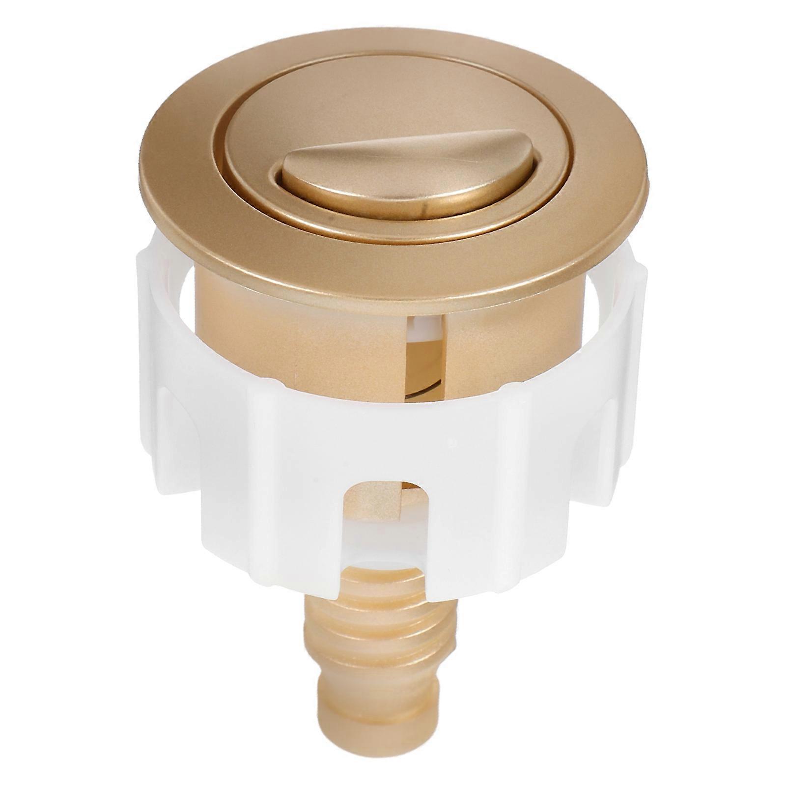 Toilet Button Flush Replacement ABS Dual Flush Toilet Button Universal Compatibility Easily Operated Homeowners 7.00X4.80X4.80CM 1Set