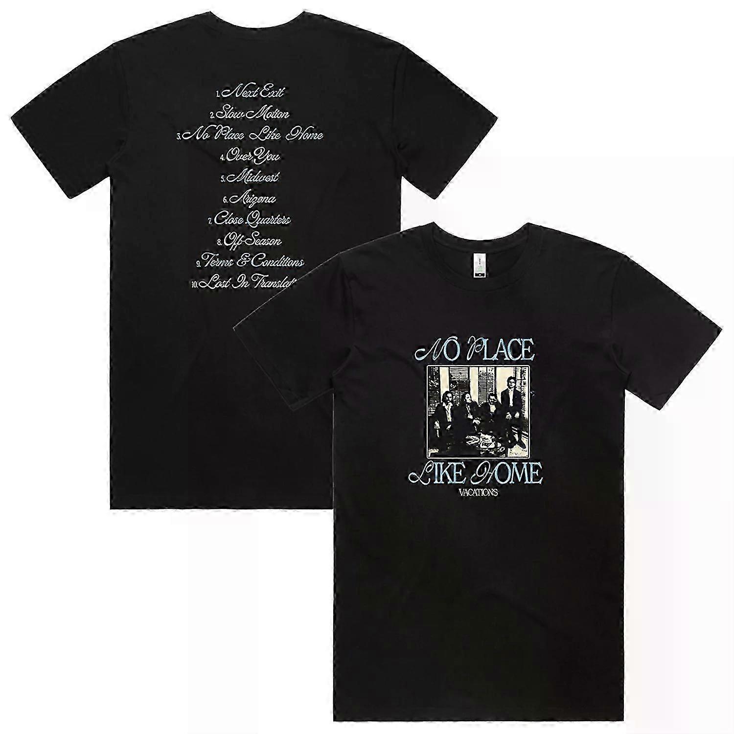 VacationsTracklist T-Shirt retro wave