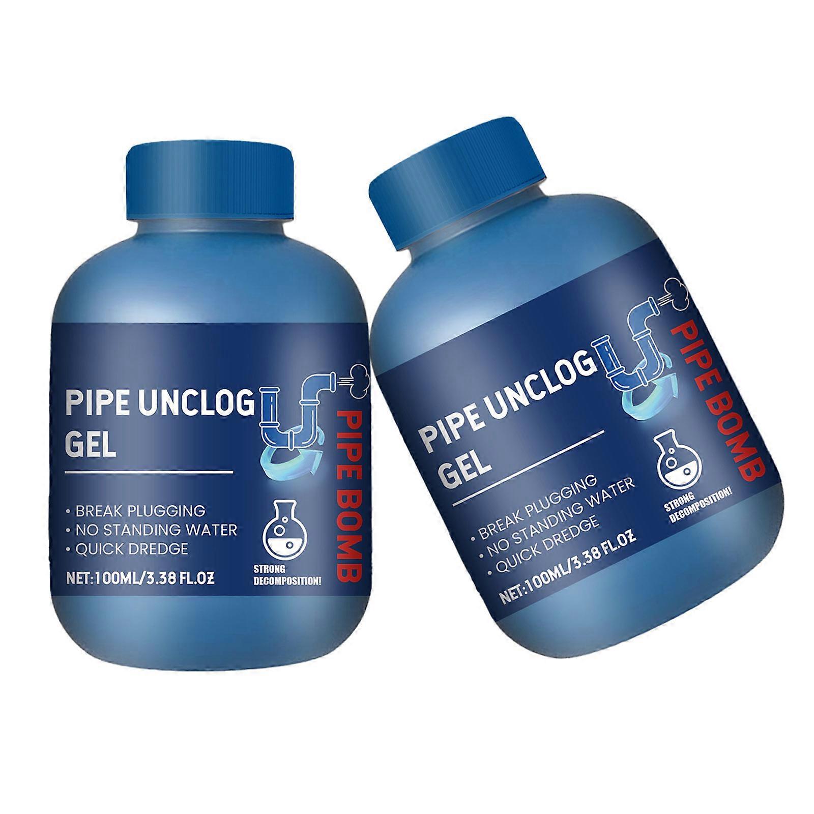 Pipe Dredge Agent Cleaning Tool for Unclogging Drains and Removing Smell Household Drain Cleaner Agent Multicolor