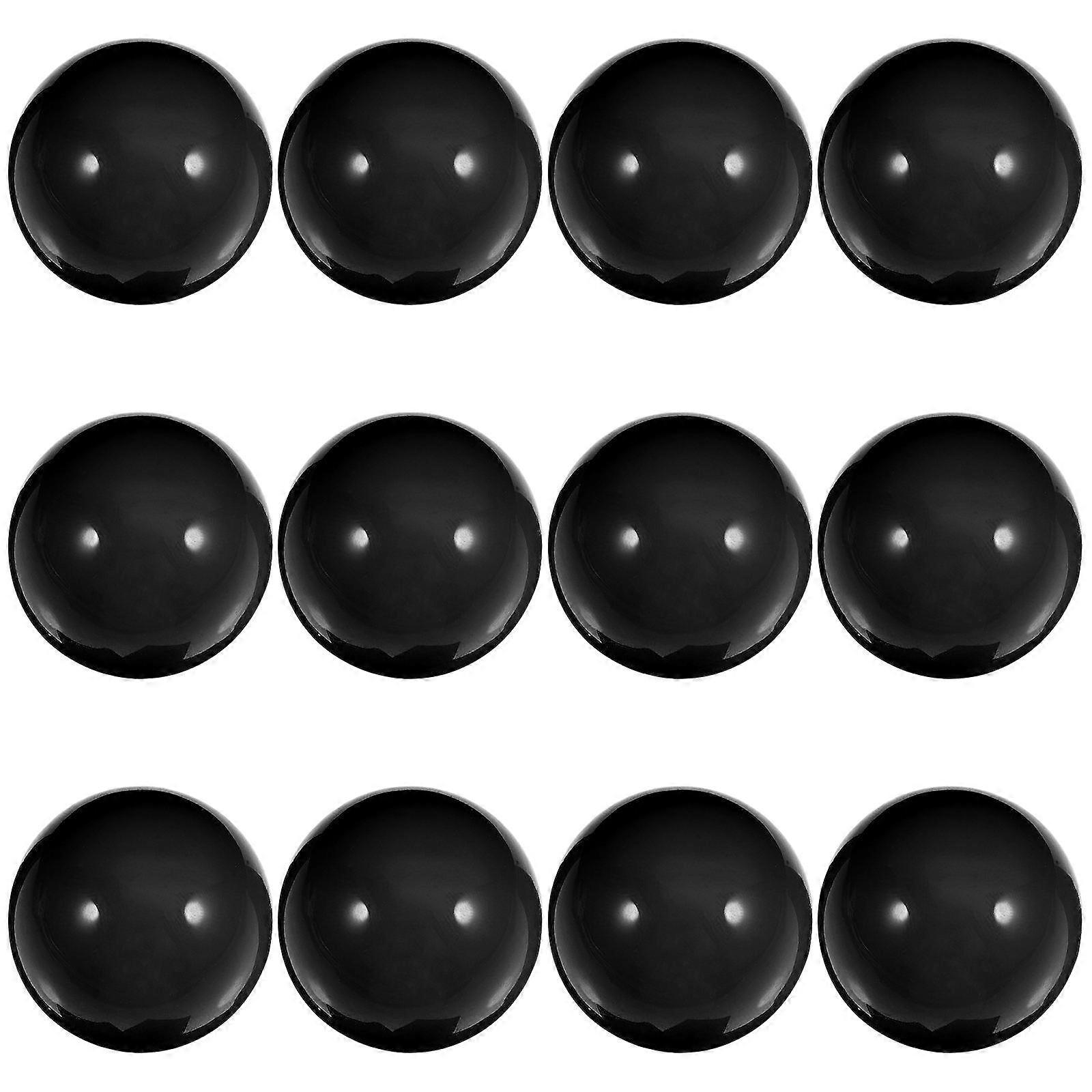 Clown Nose Drawer Knobs for Cabinets with Durable PP Material Black Unique Design for Home Use 12 Pieces