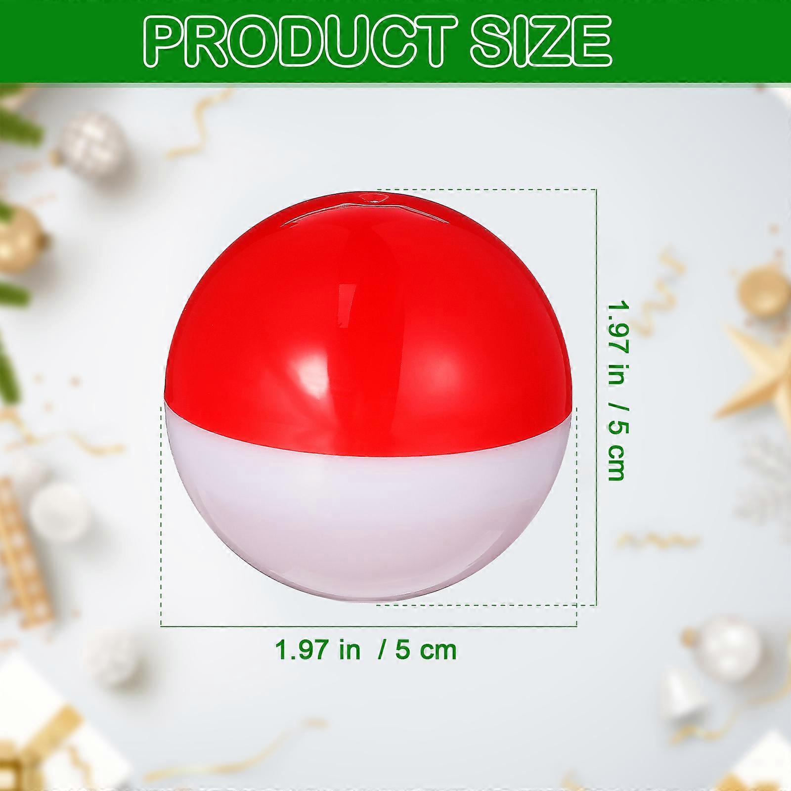 Vending Machine Capsules Empty Round Capsules Plastic Containers for Prizes 20Pcs