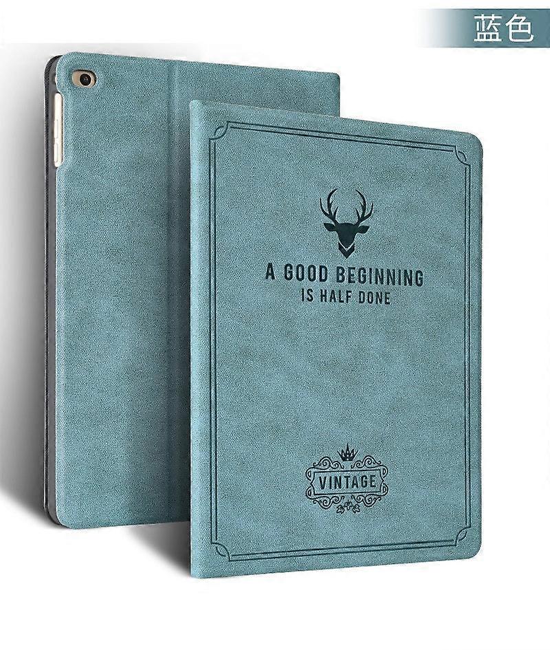 Stylish Case For Ipad Pro 2024 Edition 11" Deer Head Blue