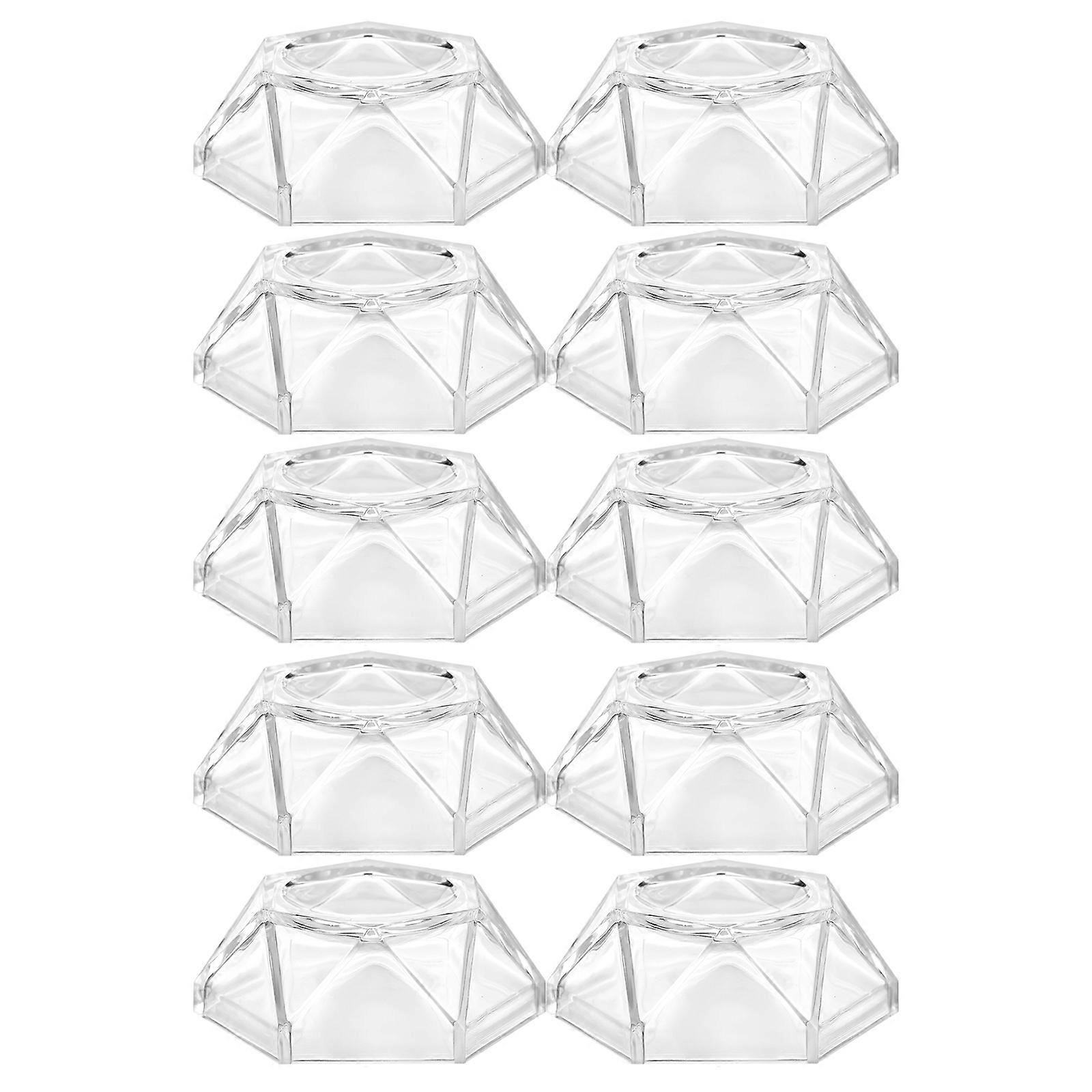 Crystal Ball Stand for Display 10Pcs Transparent Pmma Sphere Holder Base