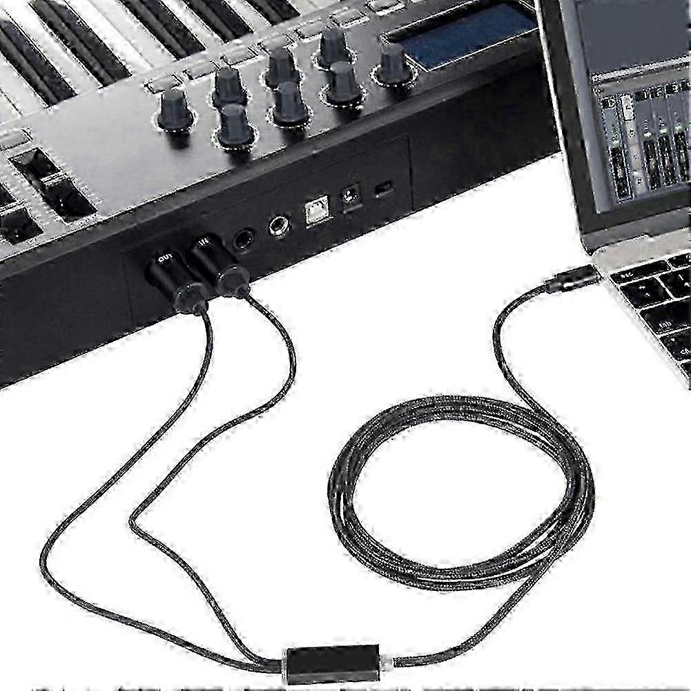 26-27 USB Type-C MIDI Converter Cable with Indicator for Electronic Computers
