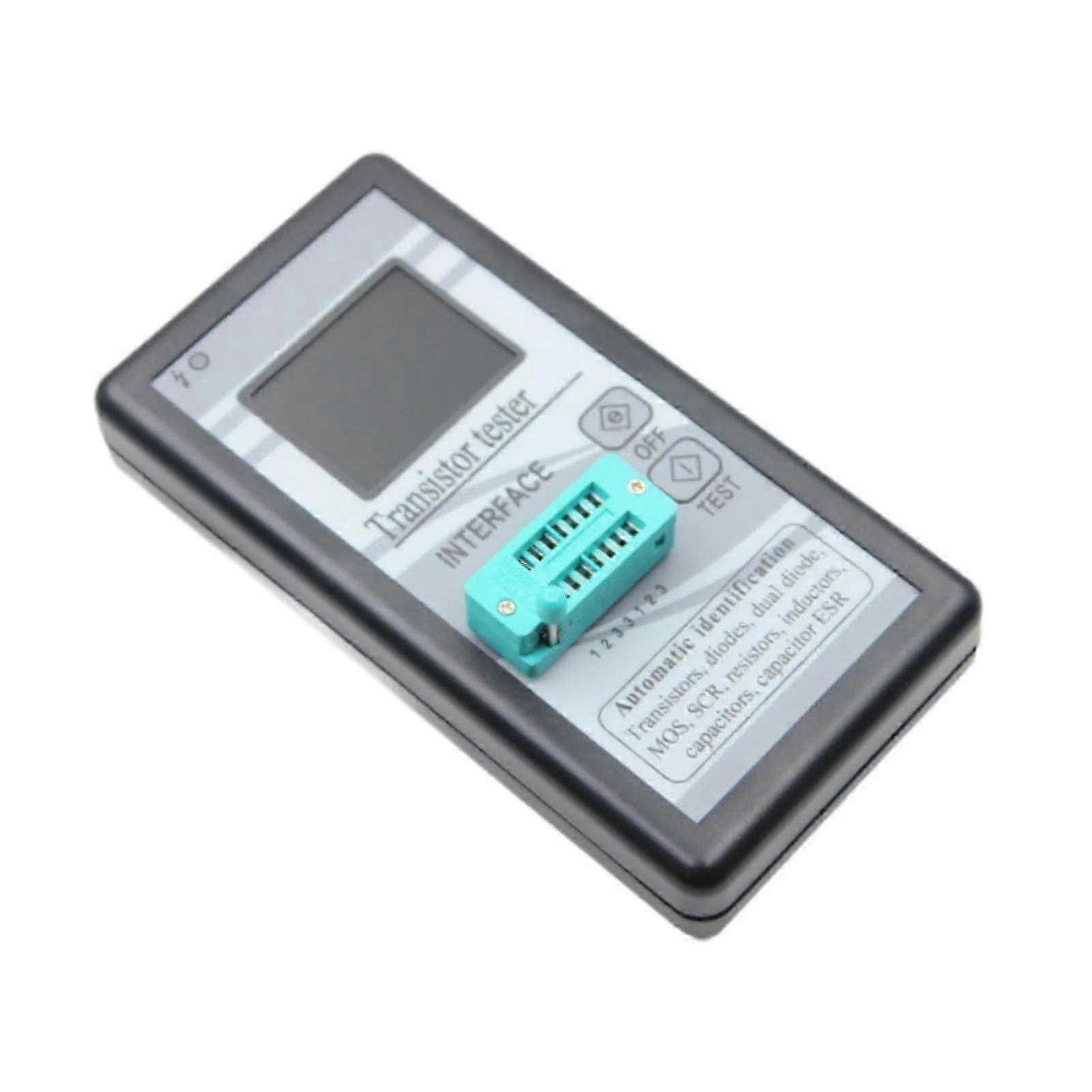 2026 Compact Professional Component Tester for ESR, Capacitance, Resistance, Transistors, Diodes & Capacitors