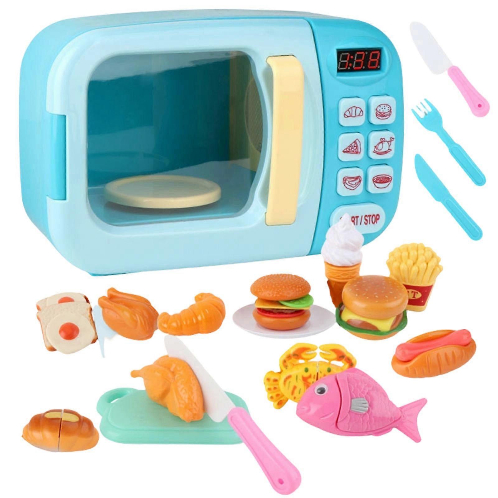 Educational Interactive Toy Microwave for Toddlers Featuring Safe ABS Build and Realistic Simulation for Cognitive Development  4