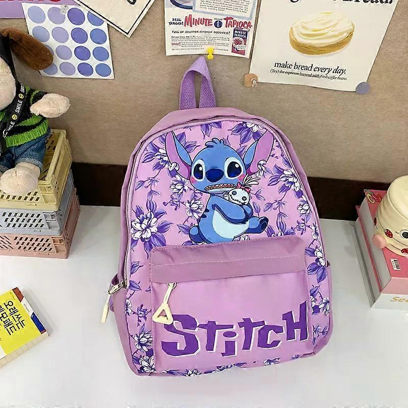 Disney Mickey Mouse New Cartoon Children's Schoolbag Stitch 3-6 Years Old Primary School Kindergarten Backpack