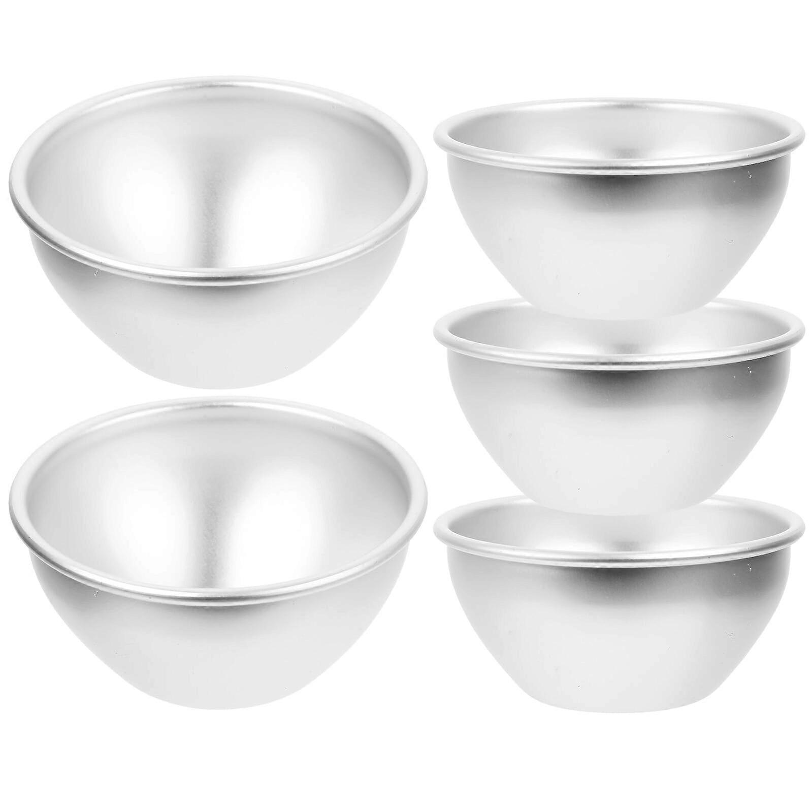 5pcs Nonstick Round Cake Pan Set for Baking Muffins Jelly Pudding and Desserts
