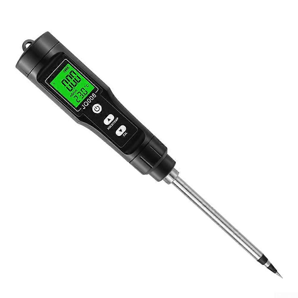 Waterproof Digital Soil Moisture Meter with LCD Display, Accurate Test and Temperature Compensation