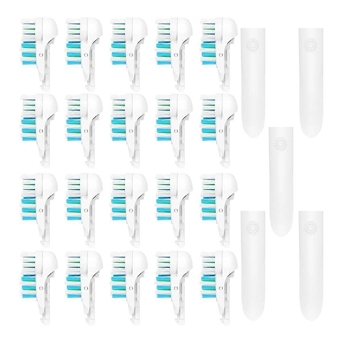 20 Pcs Toothbrush Heads 20 Pcs Replacement Brush Heads