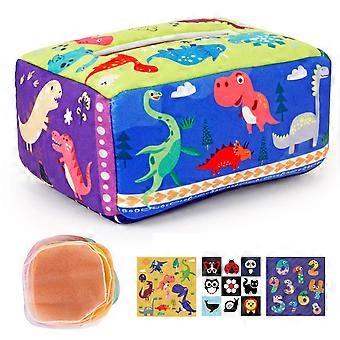 Baby Magic Tissue Box Pädagogisches Lern-sensorisches Spielzeug für Kinder Fingerübung ST