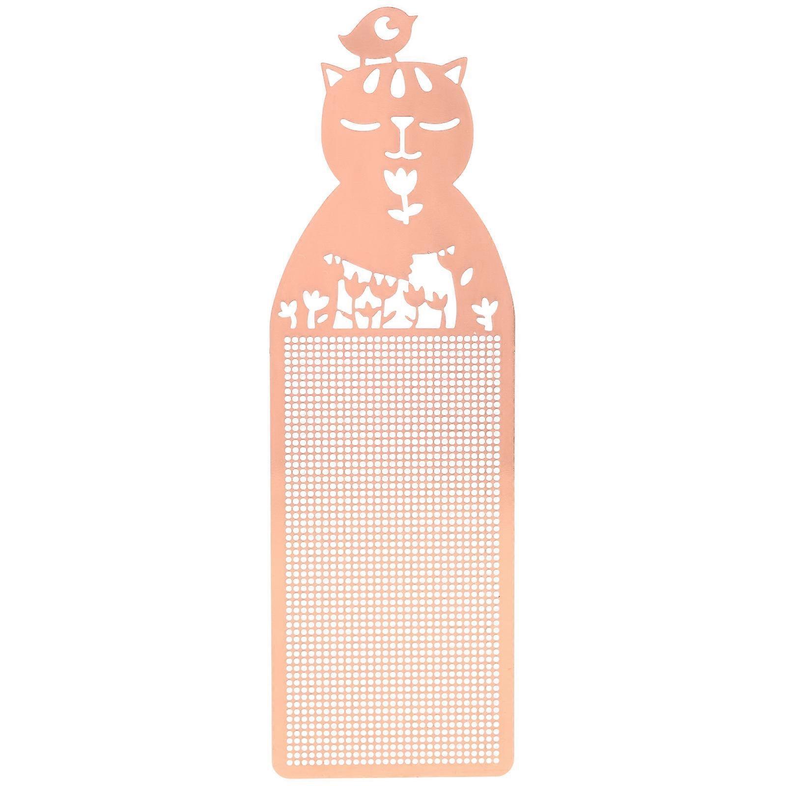 Copper Metal Hollow Bookmark Creative Bookmark Gift for Readers