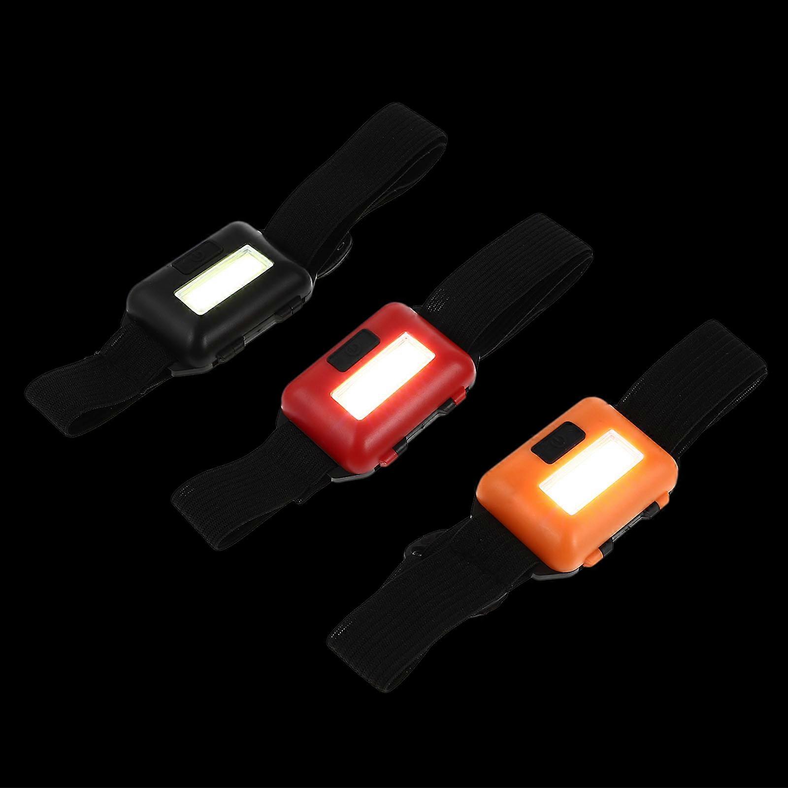 Outdoor LED Headlights 3Pcs for Night Hiking and Camping